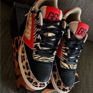 Stylish Black and Red Men's Sneakers